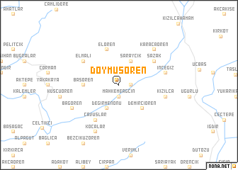 map of Doymuşören