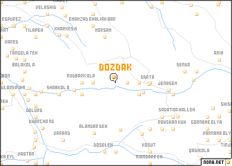 map of Dozdak