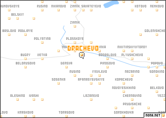 map of Drachëvo