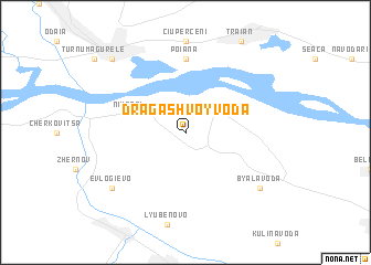 map of Dragash Voyvoda