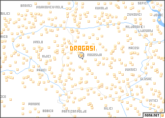 map of Dragaši