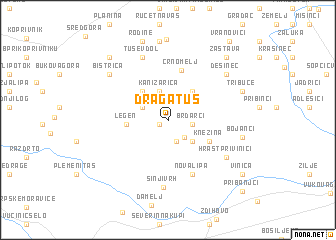 map of Dragatuš