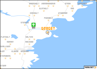 map of Draget