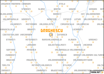 map of Drăghescu