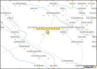 map of Drăghineasa