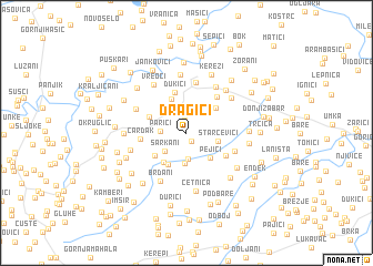 map of Dragići