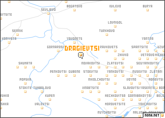 map of Dragievtsi
