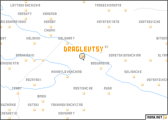 map of Draglëvtsy