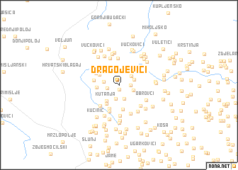 map of Dragojevići