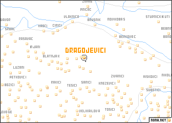 map of Dragojevići