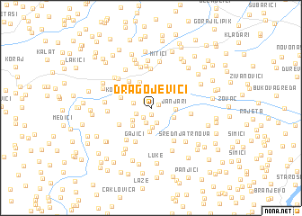 map of Dragojevići