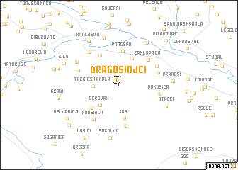 map of Dragosinjci