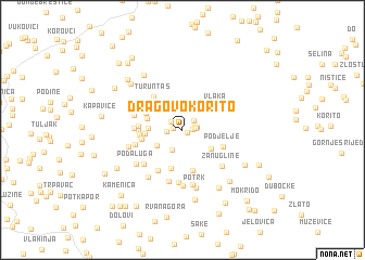 map of Dragovo Korito