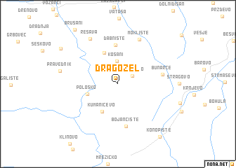 map of Dragožel