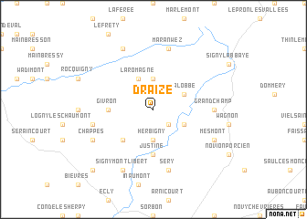 map of Draize