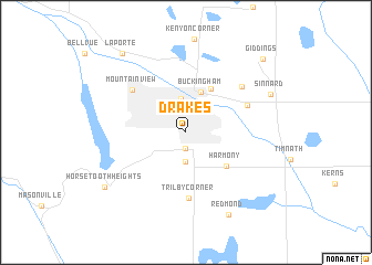 map of Drakes