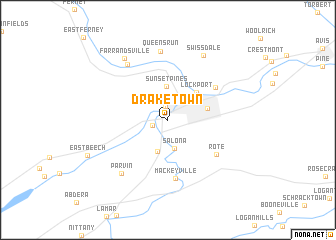 map of Draketown