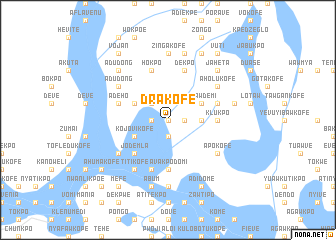 map of Drakofe