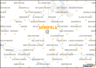 map of Dramfeld