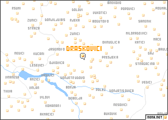 map of Draškovići