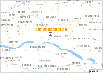map of Drávaszabolcs