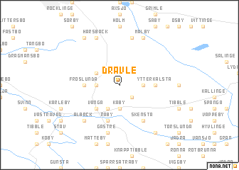 map of Drävle