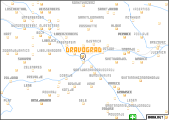 map of Dravograd