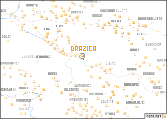 map of Dražica