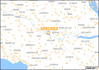 map of Dražin Do