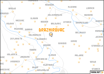 map of Dražmirovac