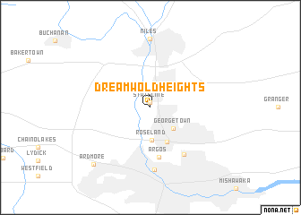 map of Dreamwold Heights