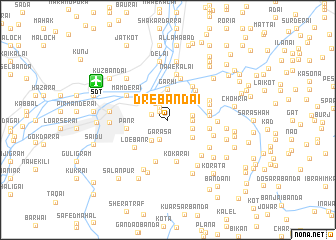 map of Dre Bāndai