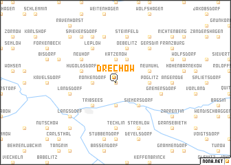 map of Drechow