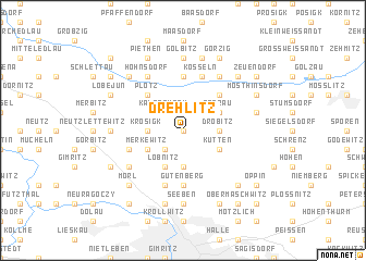 map of Drehlitz