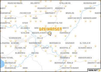 map of Dreihansen