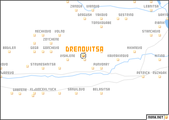 map of Drenovitsa