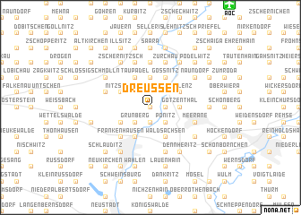 map of Dreußen