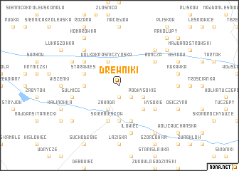 map of Drewniki