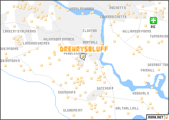 map of Drewrys Bluff