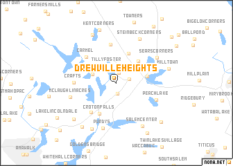 map of Drewville Heights