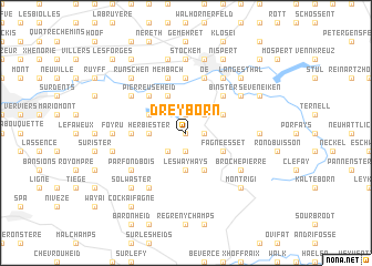 map of Dreyborn