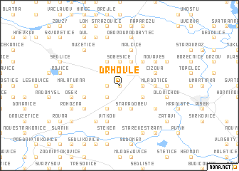 map of Drhovle