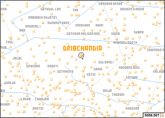 map of Drib Chāndia