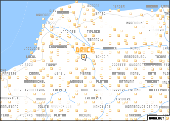 map of Drice