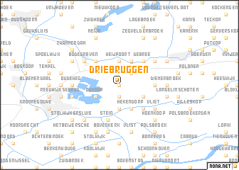 map of Driebruggen