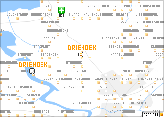 map of Driehoek