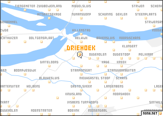 map of Driehoek