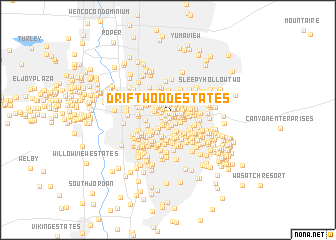 map of Driftwood Estates