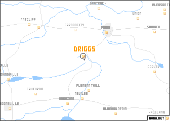 map of Driggs