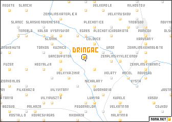 map of Dringáč